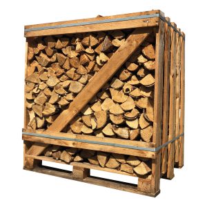 Haardhout mix ovengedroogd (pallet 1 kuub) - haardhouttoppers.nl