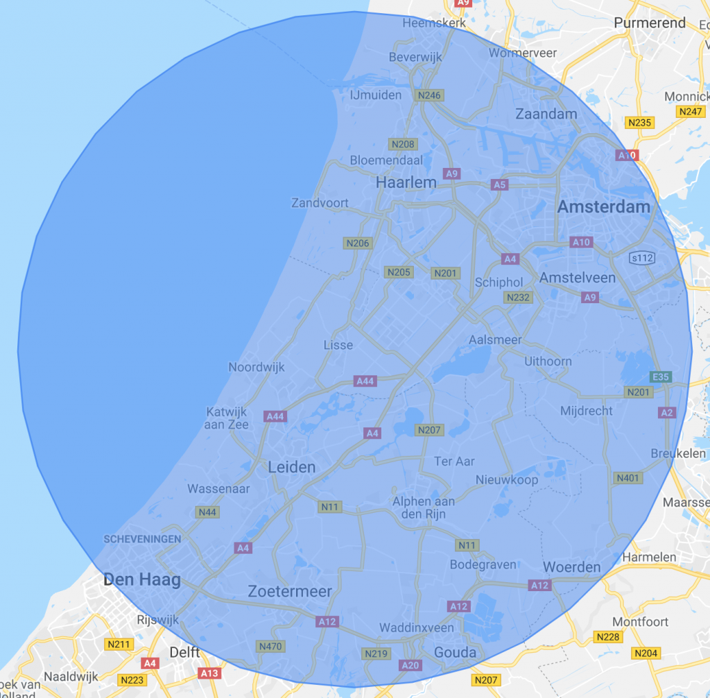 Gratis bezorging regio - Haardhouttoppers.nl