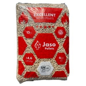 Jaso Excellent houtpellets – Enplus A1 – 6mm – per zak 15kg