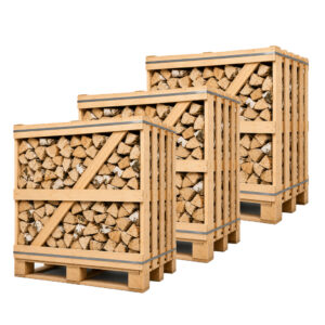 Berkenhout ovengedroogd (pallet 3 x 1 kuub)