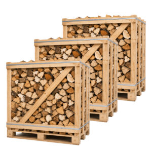 Haardhout mix ovengedroogd (pallet 3 x 1 kuub)